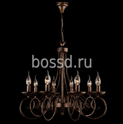 Люстра 22404/8 черный с золотом  Евросвет